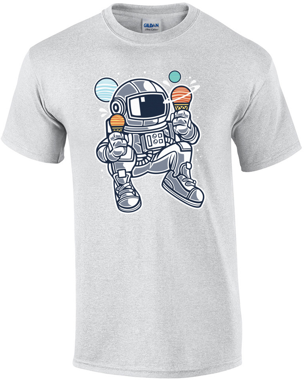Astronaut Eating Ice Cream T-Shirt