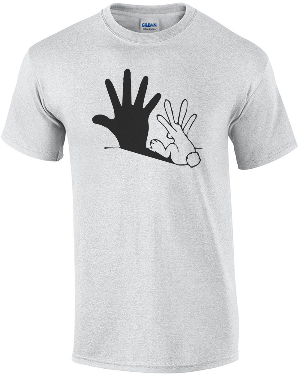 Bunny Shadow - Funny Animal T-Shirt
