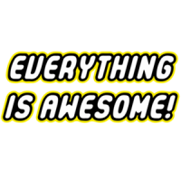 Everything is awesome - Lego Movie T-Shirt shirt