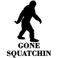 Gone Squatching, Finding Bigfoot, Squatch. Funny T-shirt