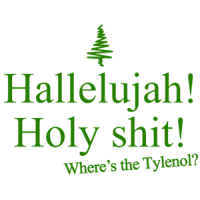 Hallelujah! Holy Shit! Where's the Tylenol? Christmas Vacation Quote - Funny Christmas T-Shirt