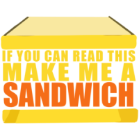 If you can read this make me a sandwich t-shirt