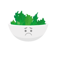 Lettuce - The taste of sadness - Funny T-Shirt
