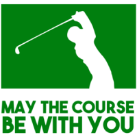 May the course be with you - Golf T-Shirt