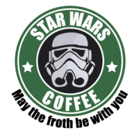 Star Wars Coffee - May the froth be with you Star Wars T-Shirt