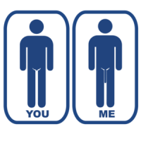You Me - Huge Penis Funny T-Shirt