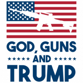 God Guns and Trump - Political T-Shirt