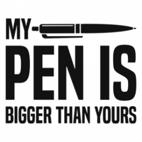 My pen is bigger than yours - funny sexual t-shirt