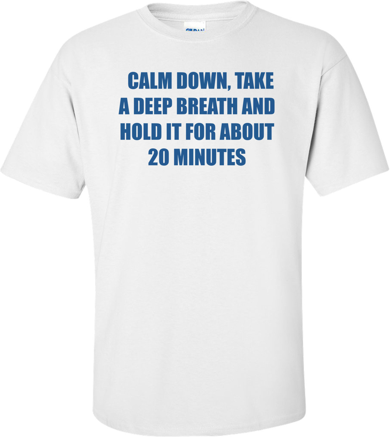   CALM DOWN, TAKE A DEEP BREATH AND HOLD IT FOR ABOUT 20 MINUTES Shirt