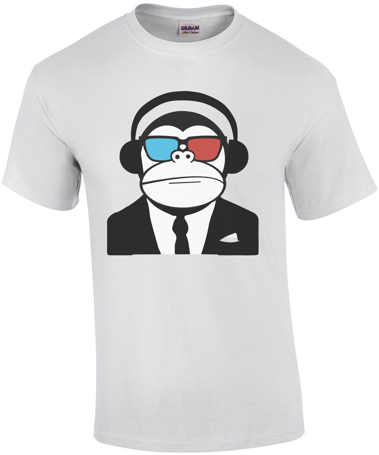 3D Ape Monkey Club Electro T-Shirt