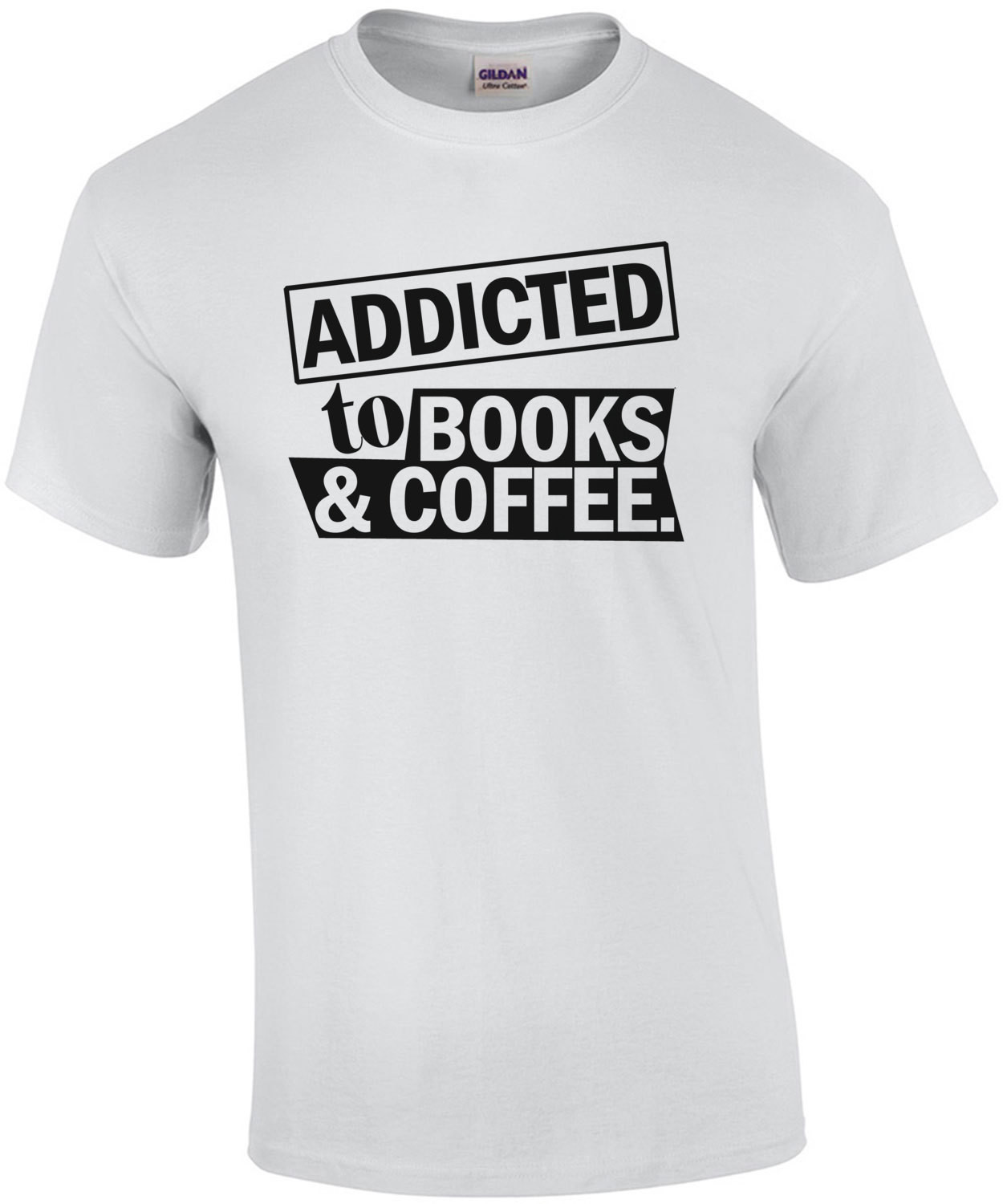 Addicted To Books And Coffee T-Shirt