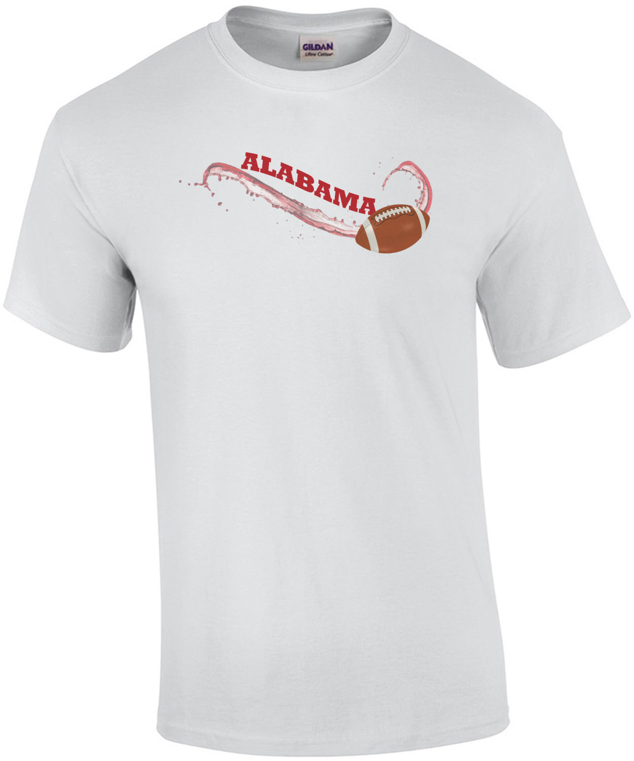 Alabama Football swish - Alabama T-Shirt