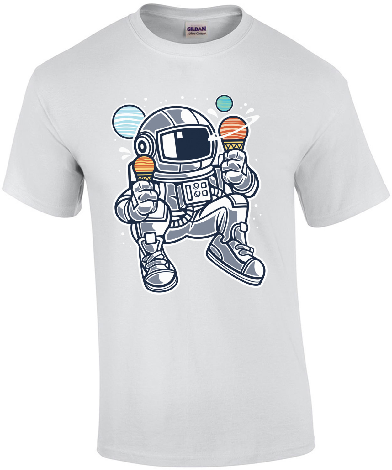 Astronaut Eating Ice Cream T-Shirt