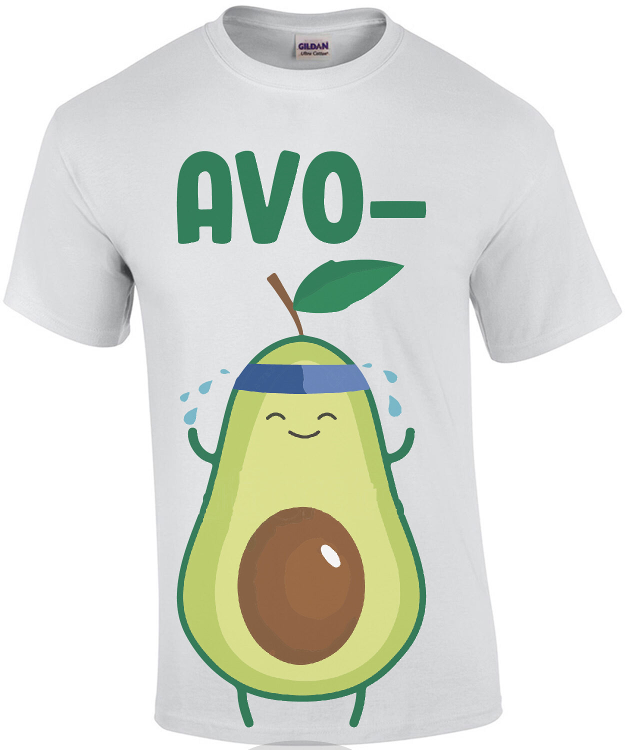 Avo-Cardio - funny exercise shirt - pun t-shirt