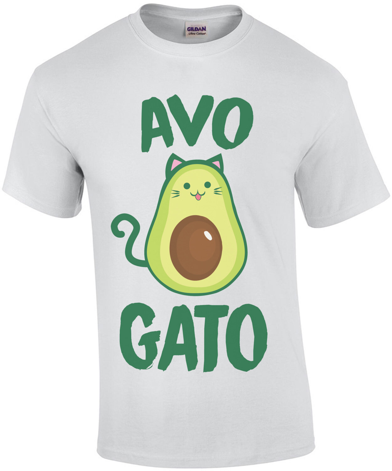 Avogato - funny cat avocado t-shirt