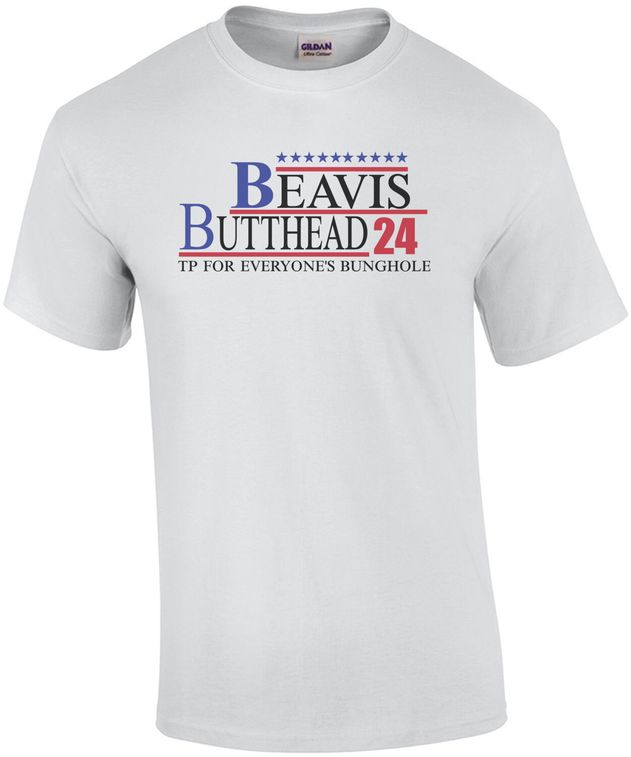Beavis Butthead 2024 TP for everyone's bunghole - funny 2024 election t-shirt