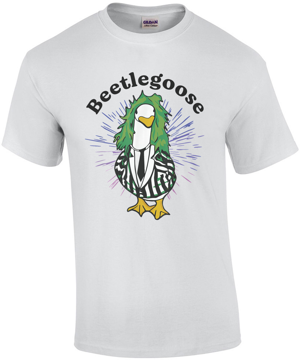 Beetlegoose Beetlejuice Parody Funny Halloween T-Shirt