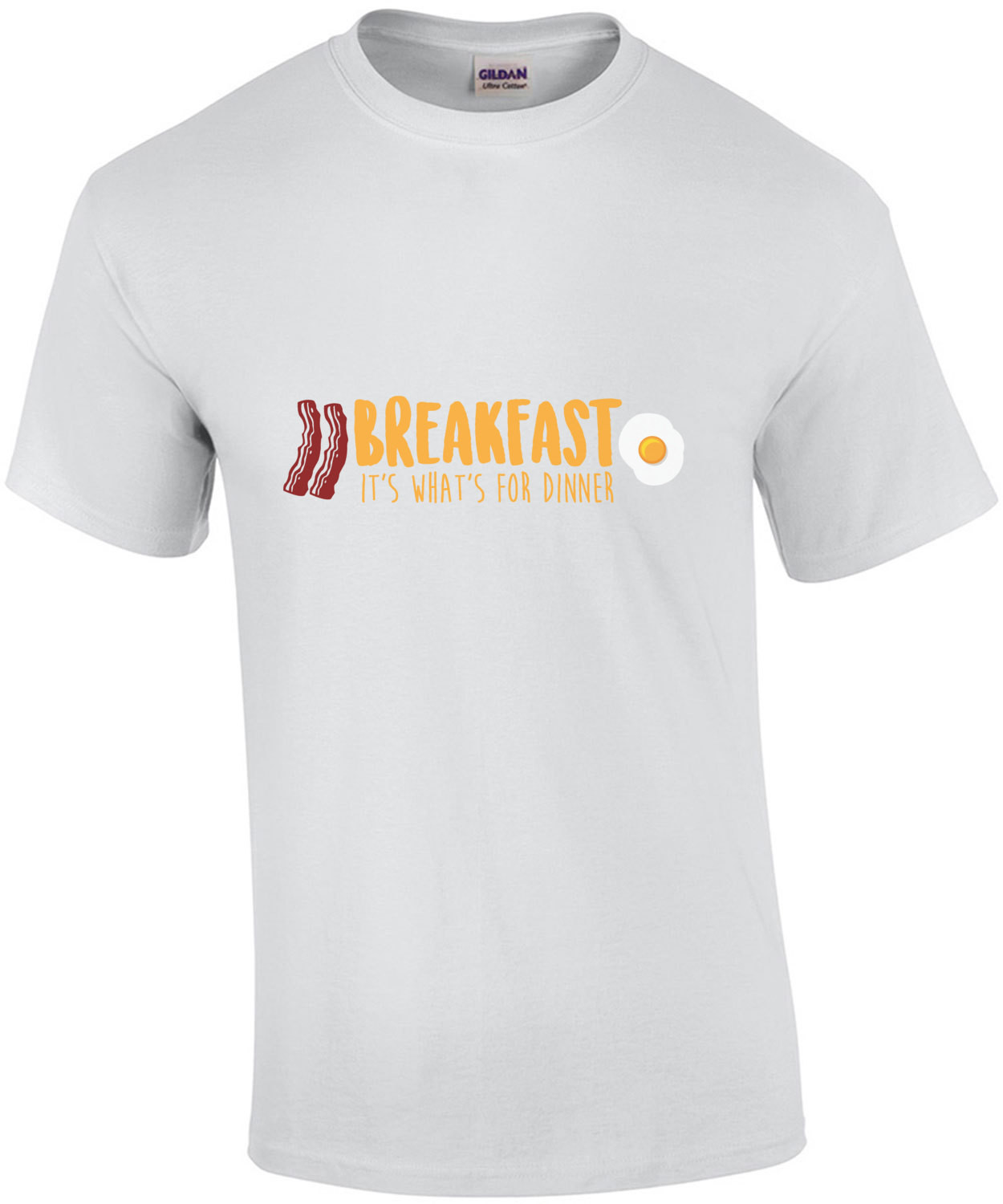 Breakfast - It's whats for dinner - funny t-shirt