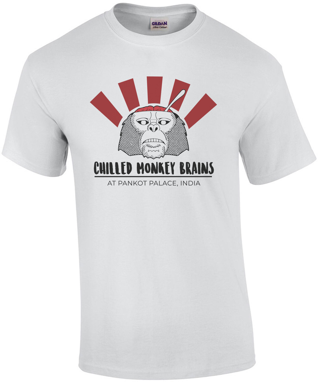 Chilled Monkey Brains - at Pankot Palace India - Indiana Jones and the Temple of Doom - 80's T-Shirt
