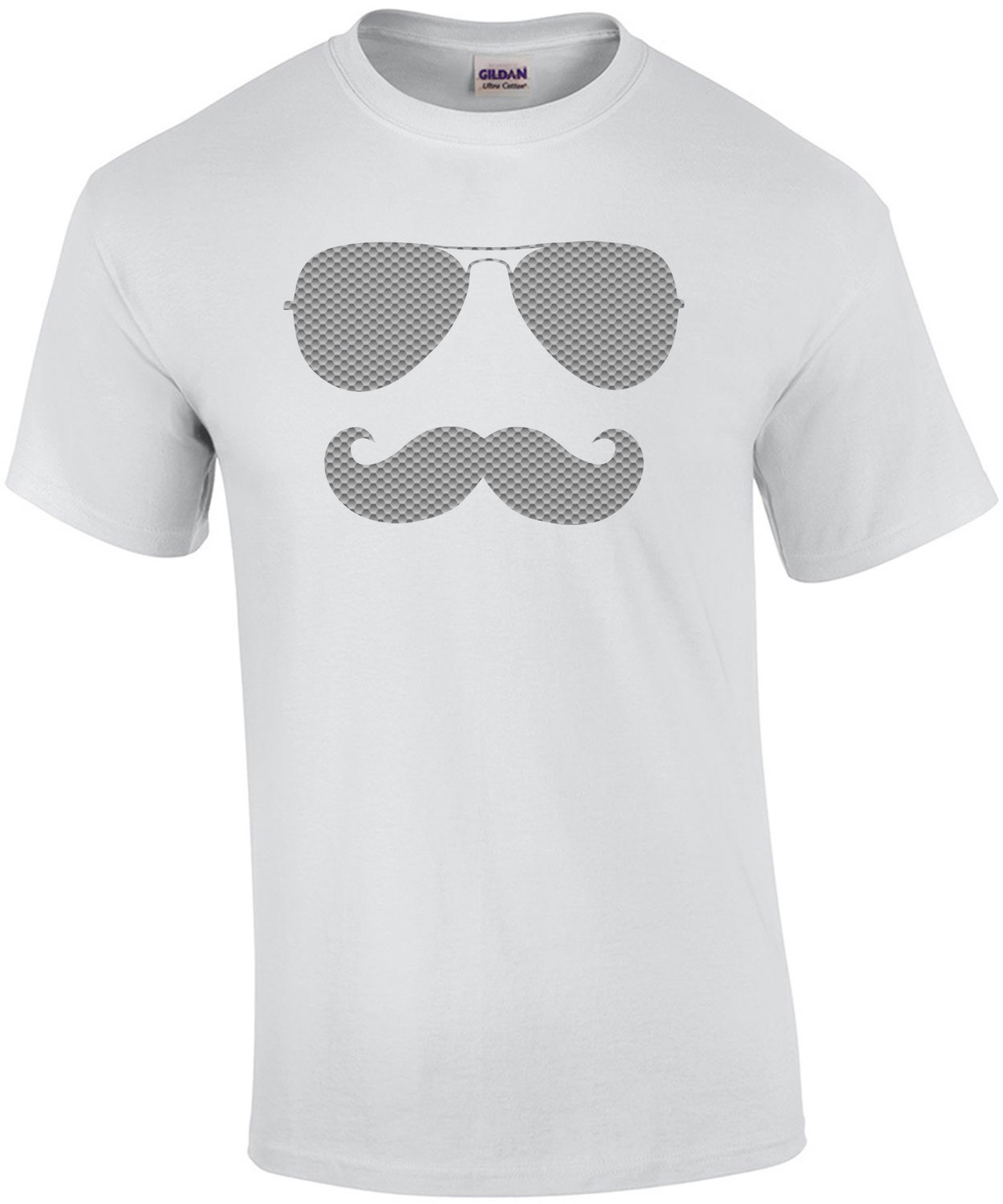 Cool Mustache Sunglasses. Funny Cool T-Shirt
