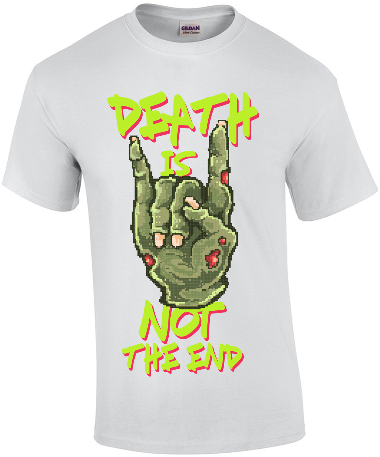 Death Is Not The End Retro Zombie T-Shirt