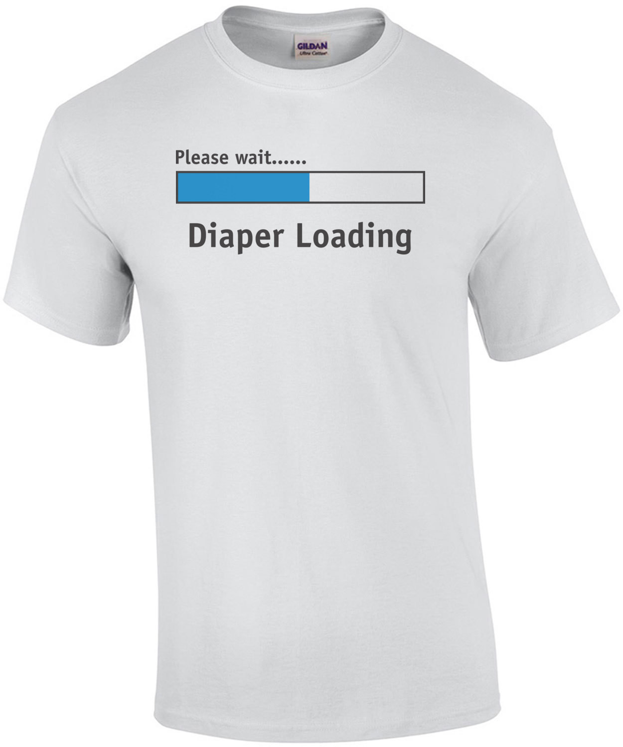 Diaper Loading Please Wait Baby Shirt