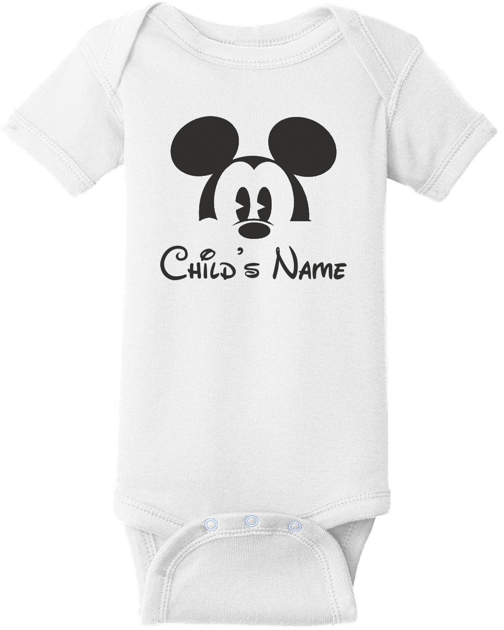 Disney Family Group Shirts - Mickey Child's Name - Disney T-Shirt