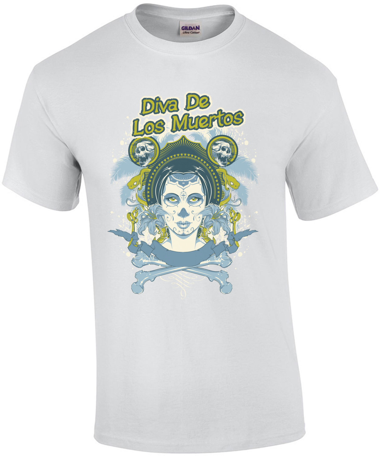 Diva De Los Muertos Death Diva Gothic T-Shirt