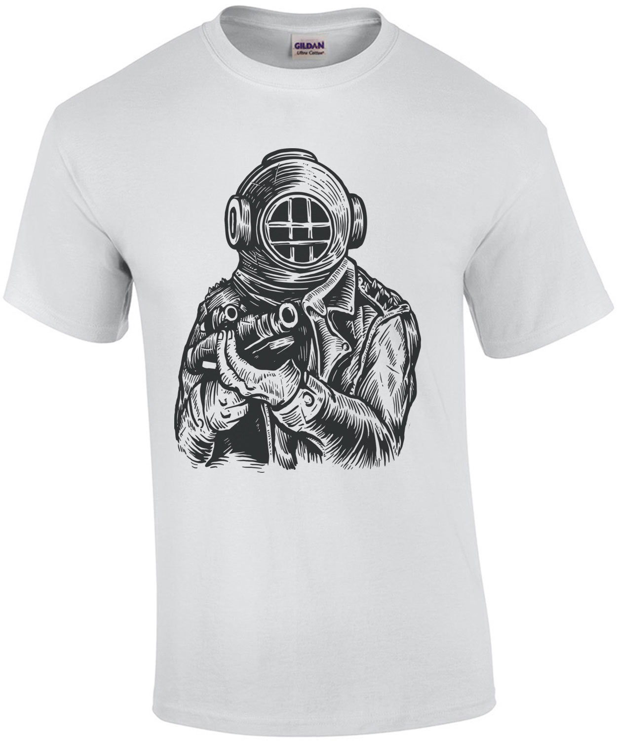 Diver Soldier Steampunk T-Shirt