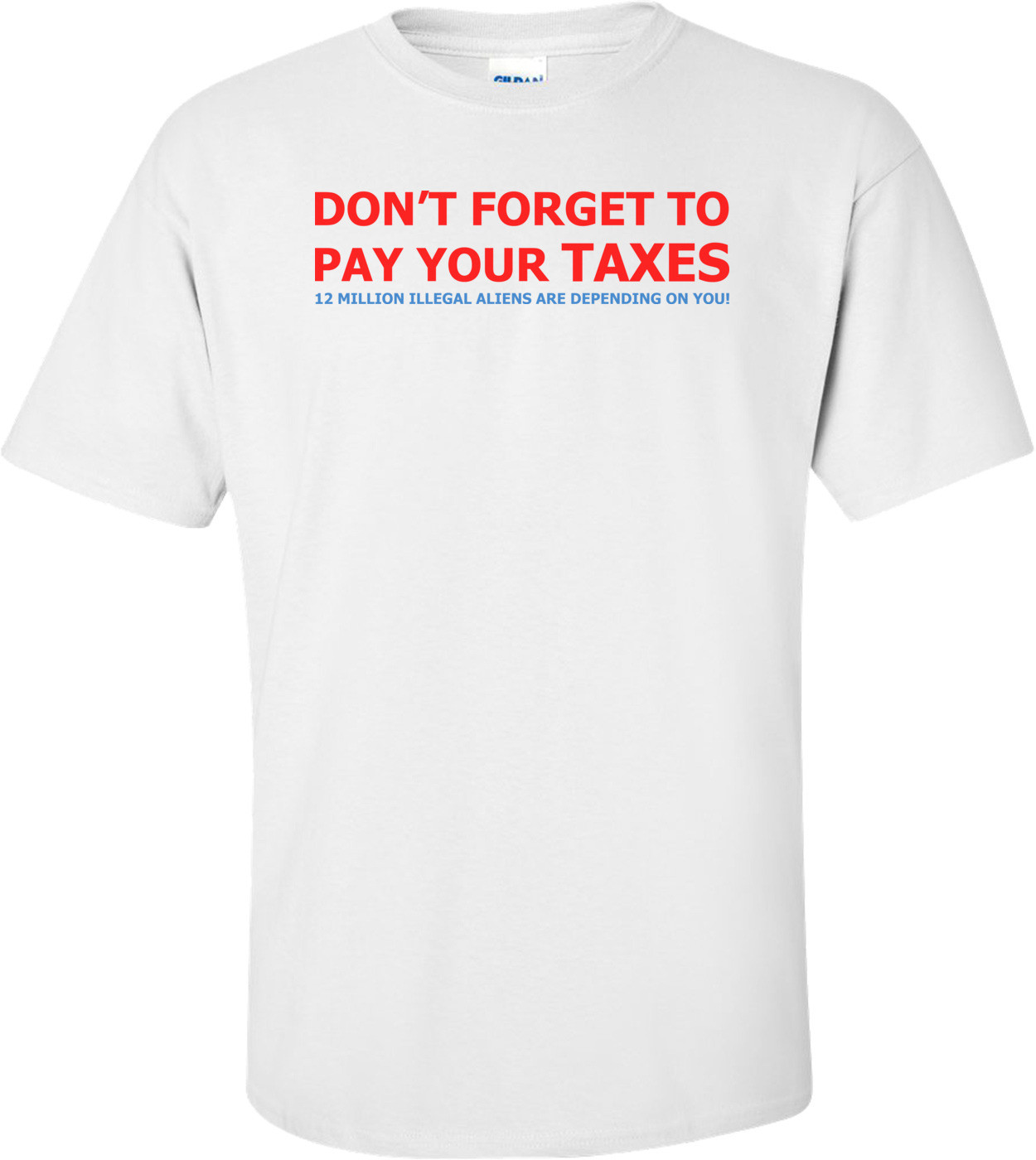 Don't Forget To Pay Your Taxes T-shirt