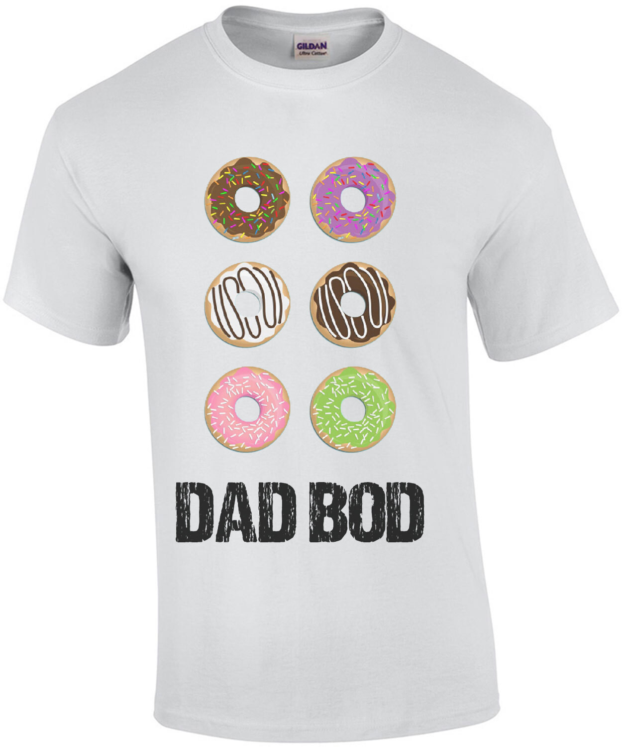 Donut Dad Bod - Funny donut dad t-shirt