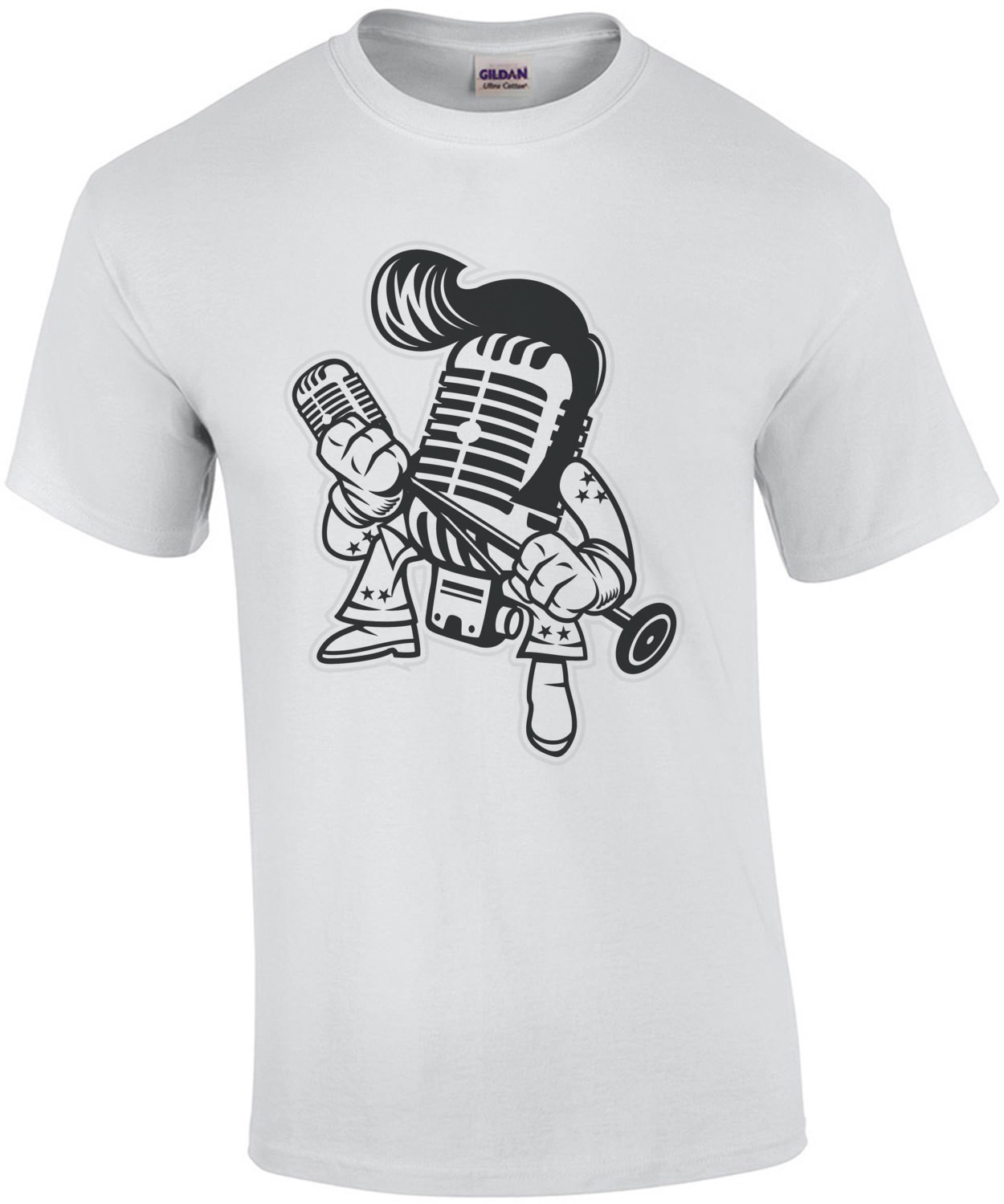 Elvis Microphone Retro T-Shirt