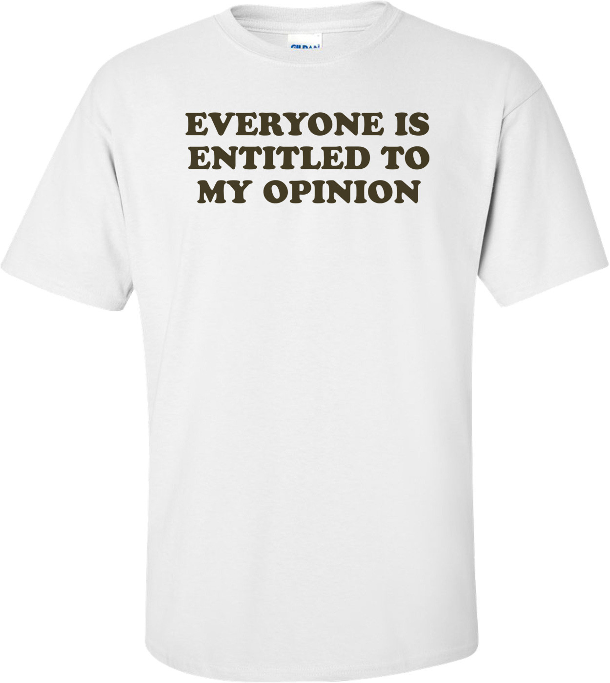 Everyone Is Entitled To My Opinion T-shirt