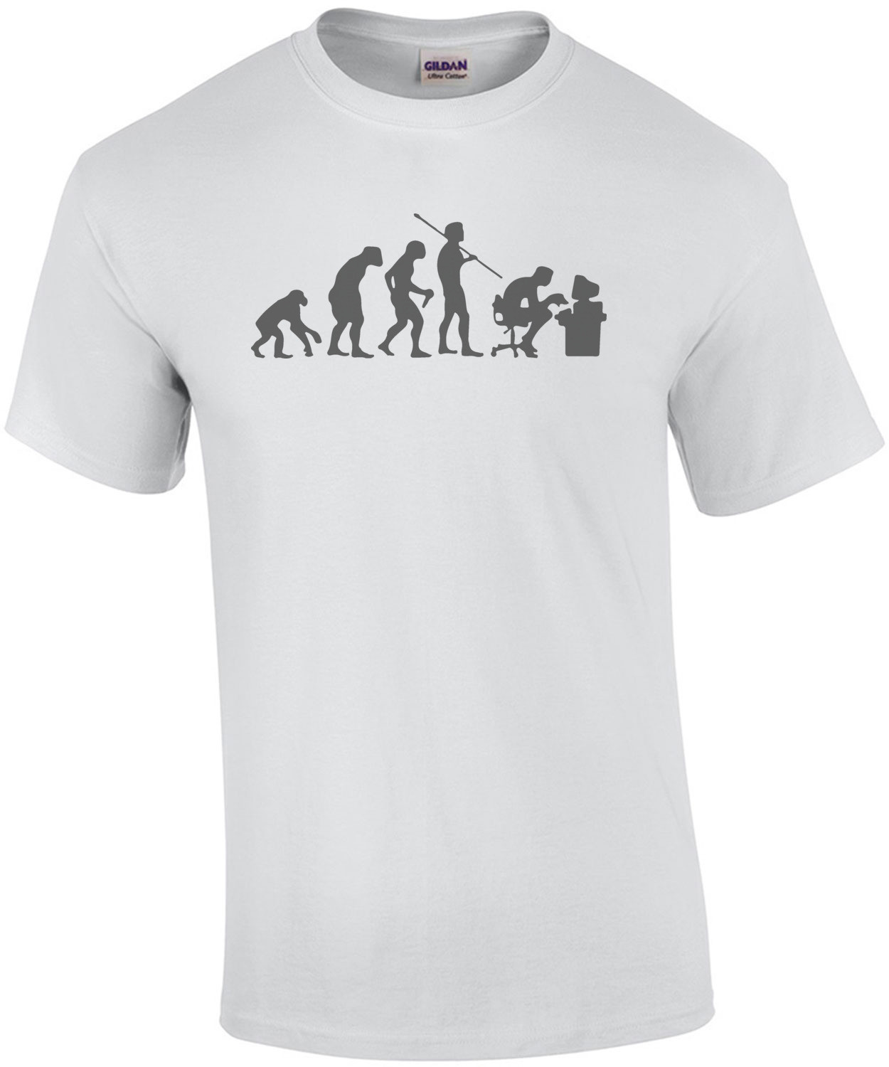 Evolution Computer User - Funny Evolution T-Shirt