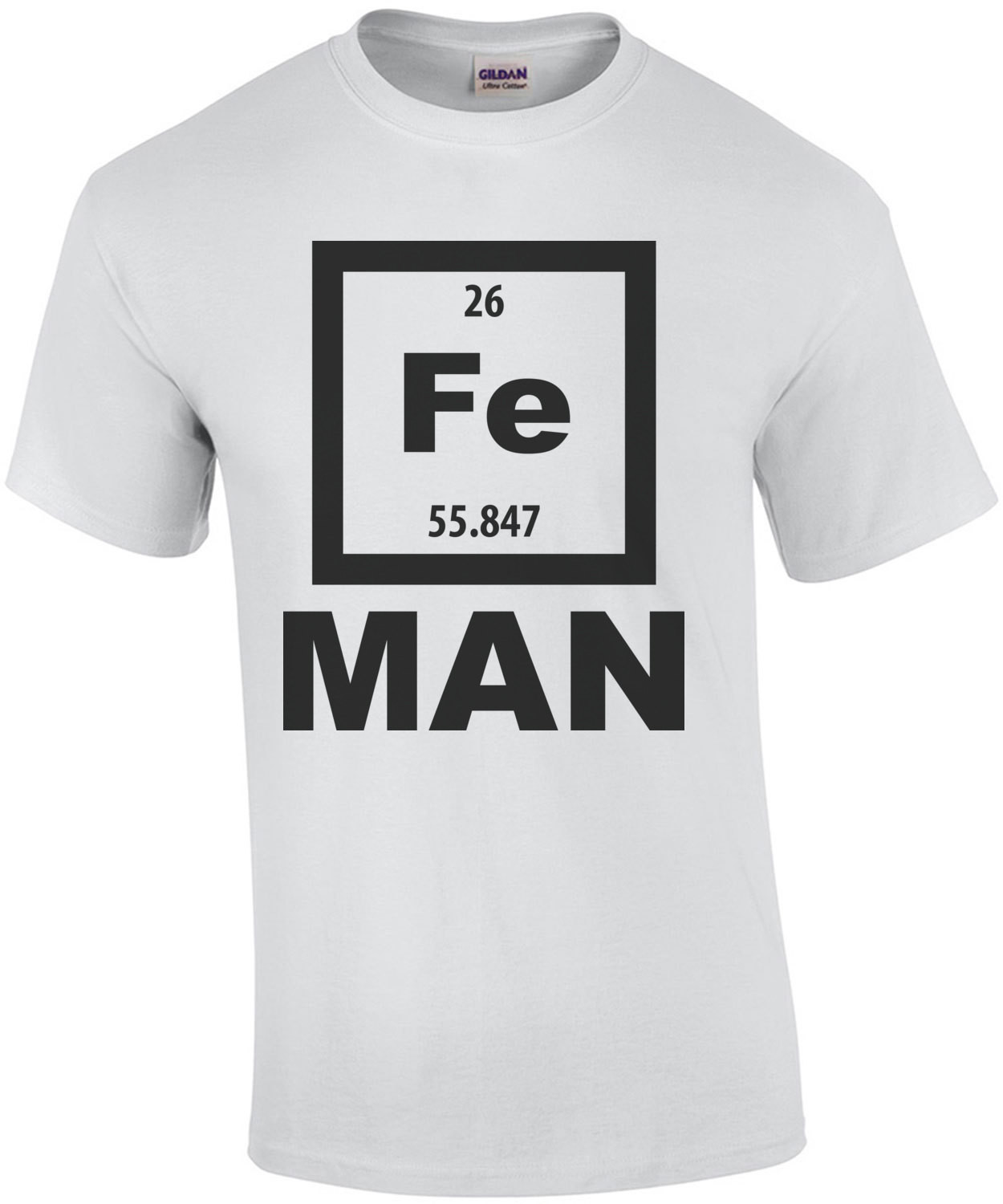 Fe Man - Iron Man - Element periodic table t-shirt
