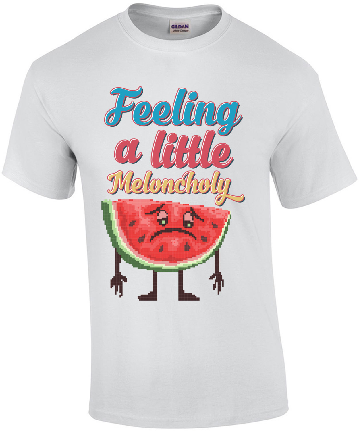 Feeling A Little Meloncholy Retro T-Shirt