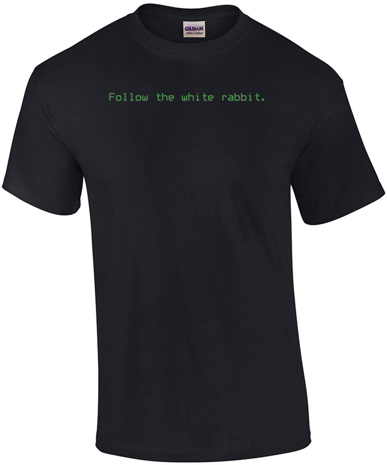 Follow the white rabbit. The Matrix - 90's T-Shirt