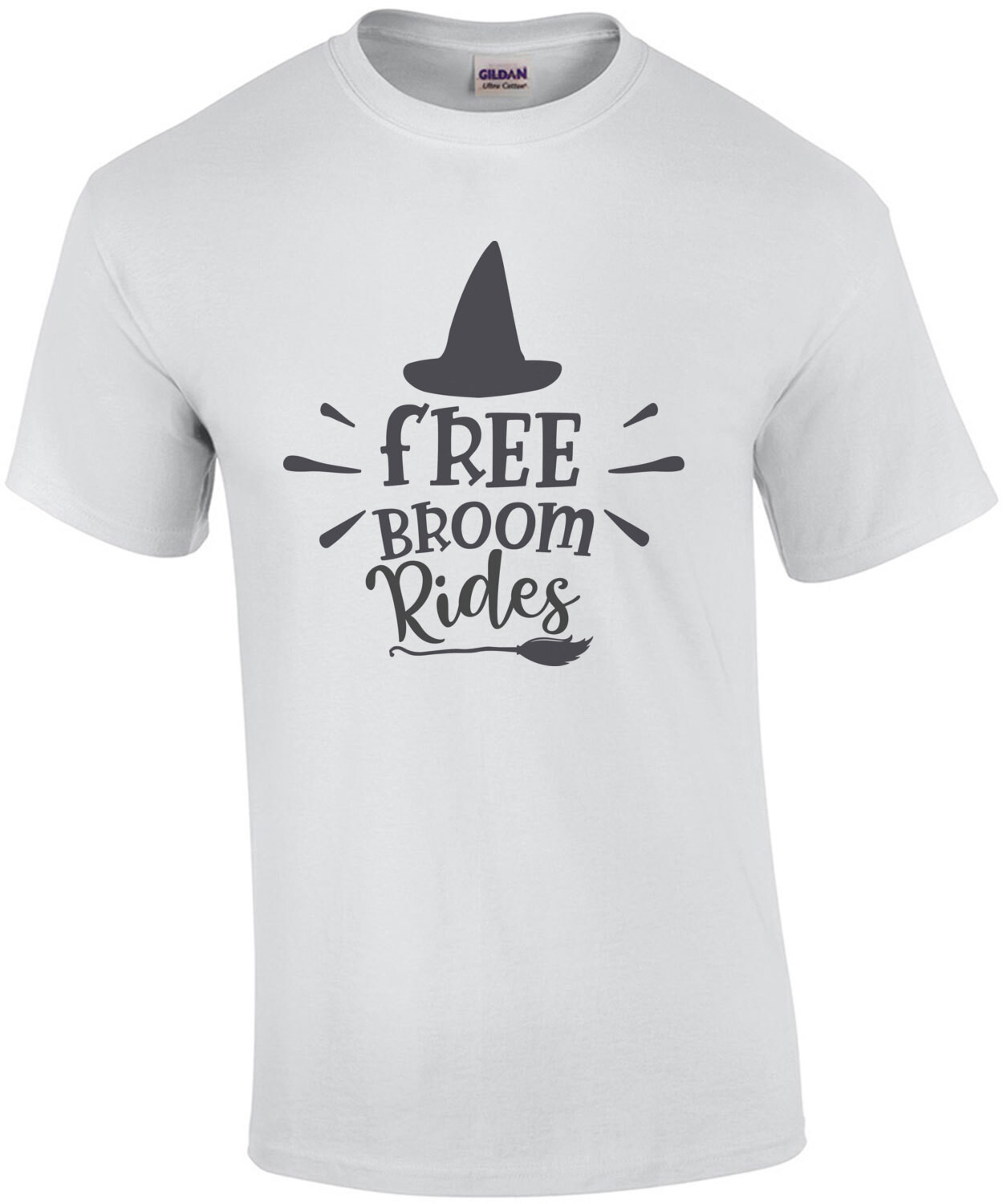 Free Broom Rides - Halloween Costume Tee