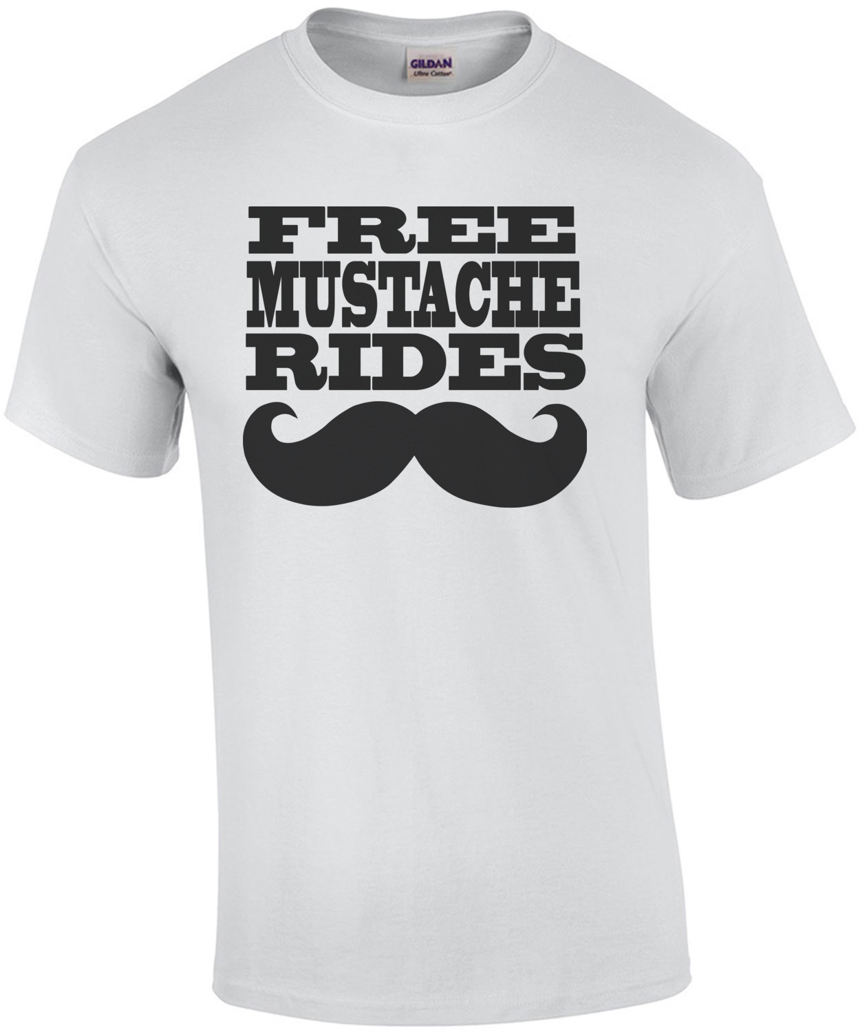 Free Mustache Rides T-Shirt