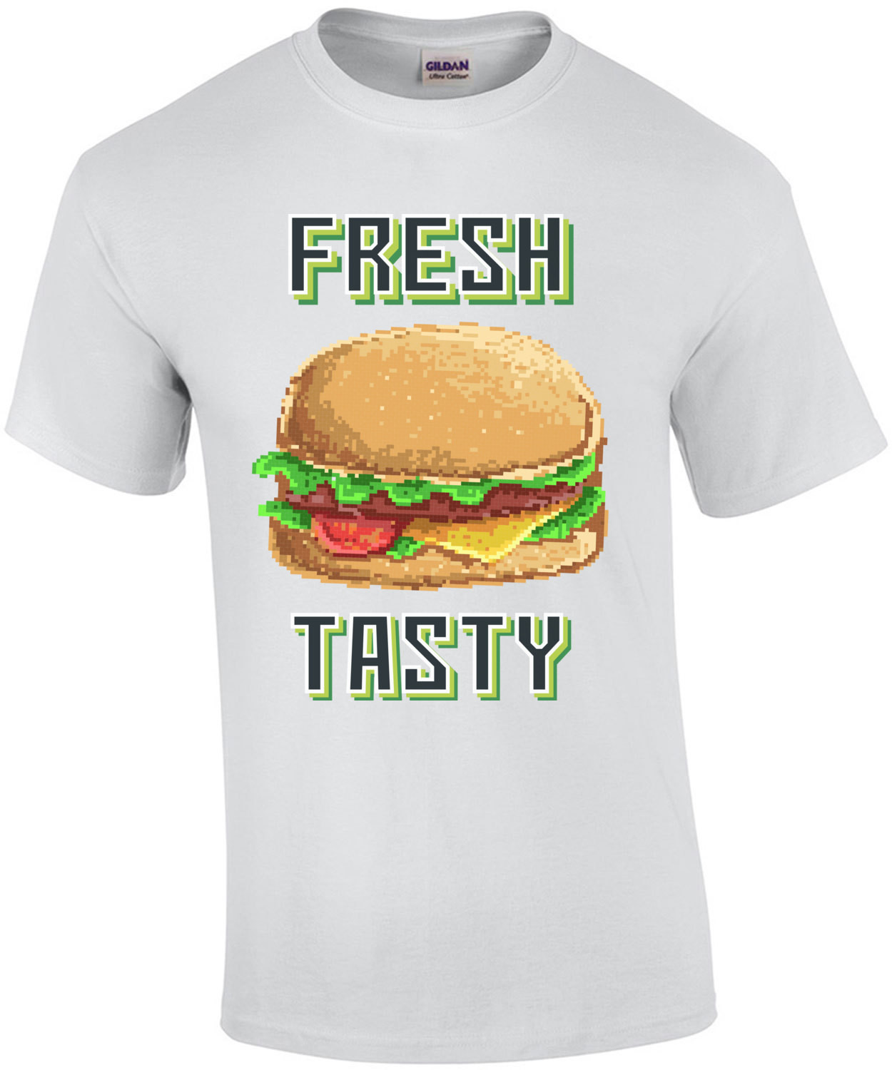 Fresh Tasty Cheeseburger Retro T-Shirt