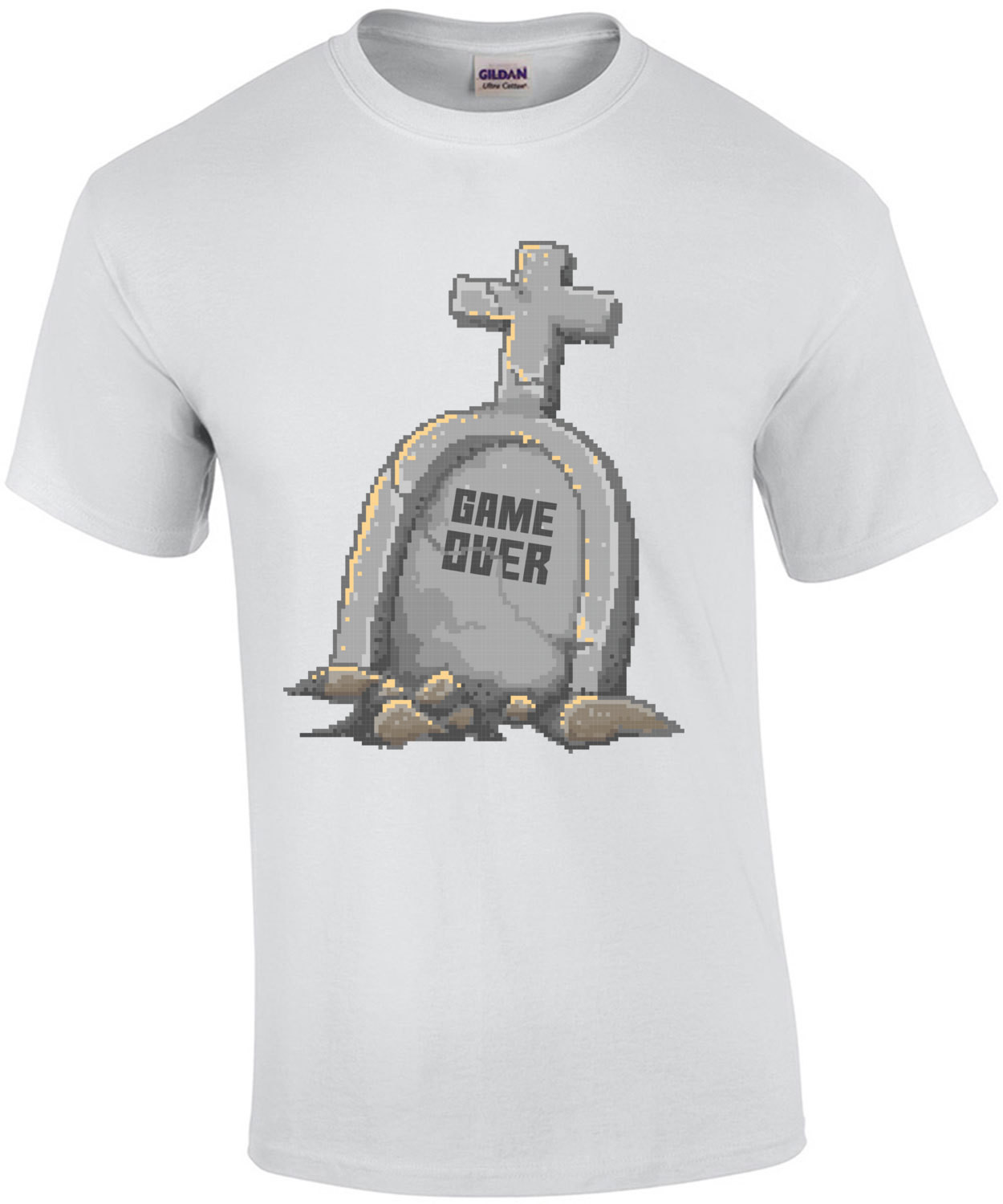 Game Over Retro Tombstone T-Shirt