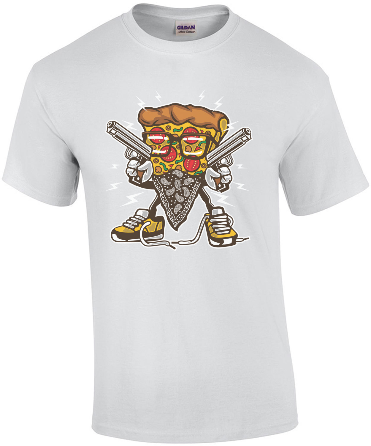 Gangsta Pizza Vintage T-Shirt