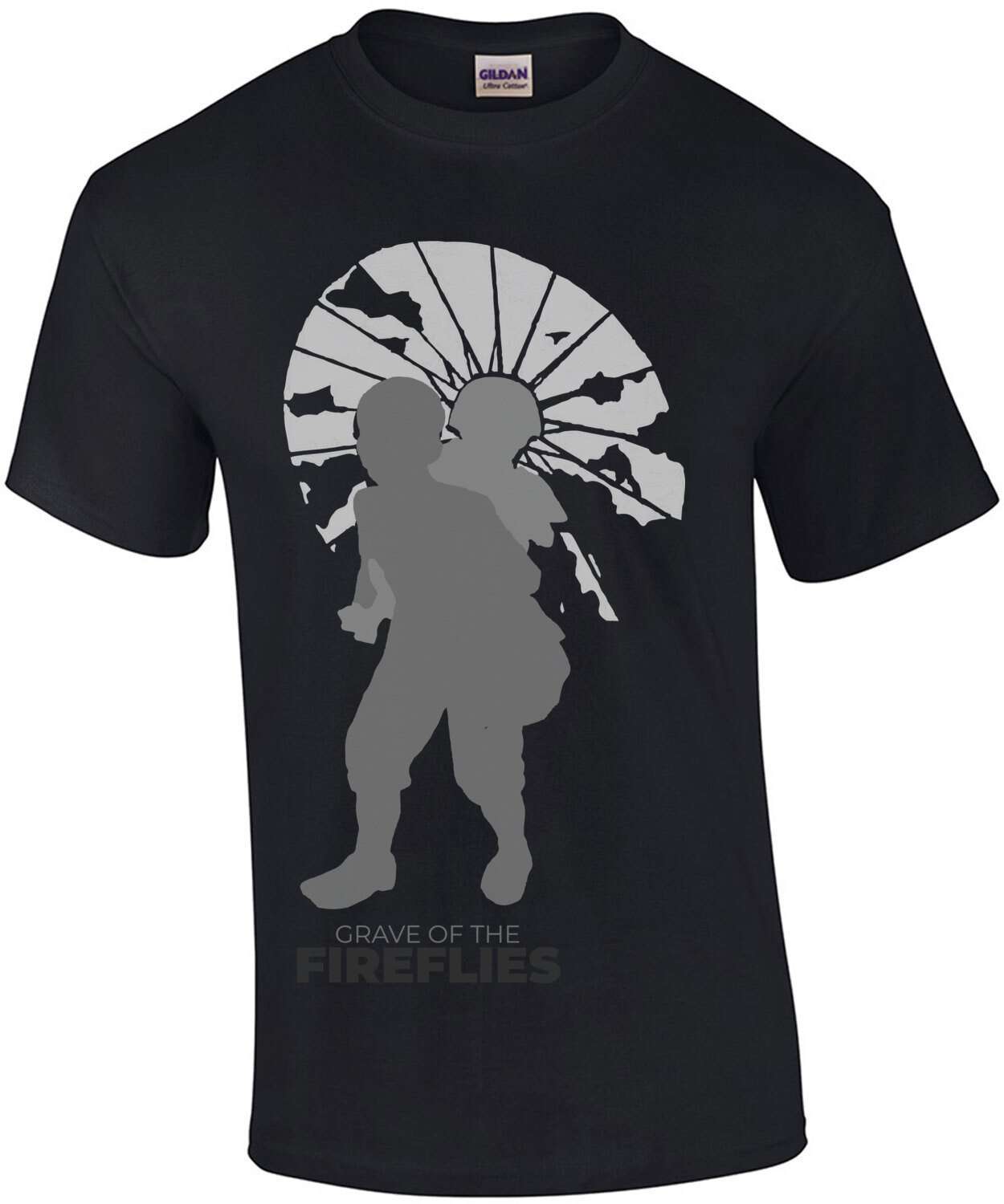 Grave of fireflies - 80's t-shirt