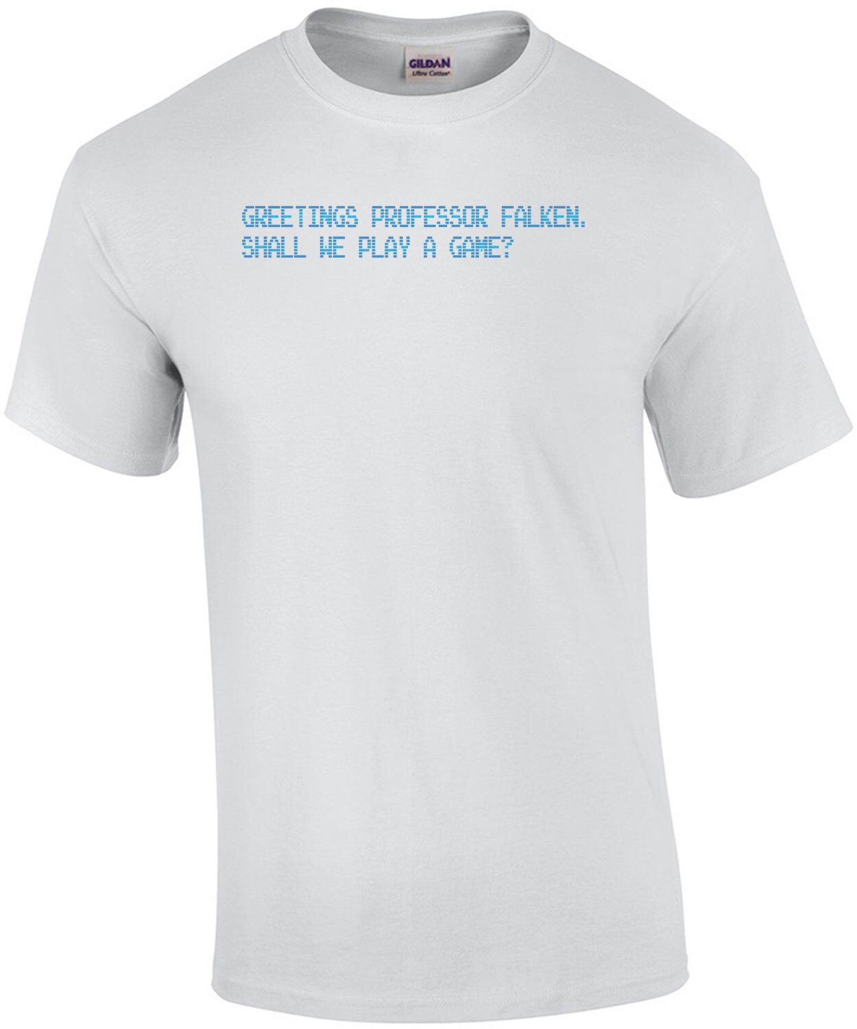 Greetings Professor Falken. Shall we play a game? War Games - 80's T-Shirt