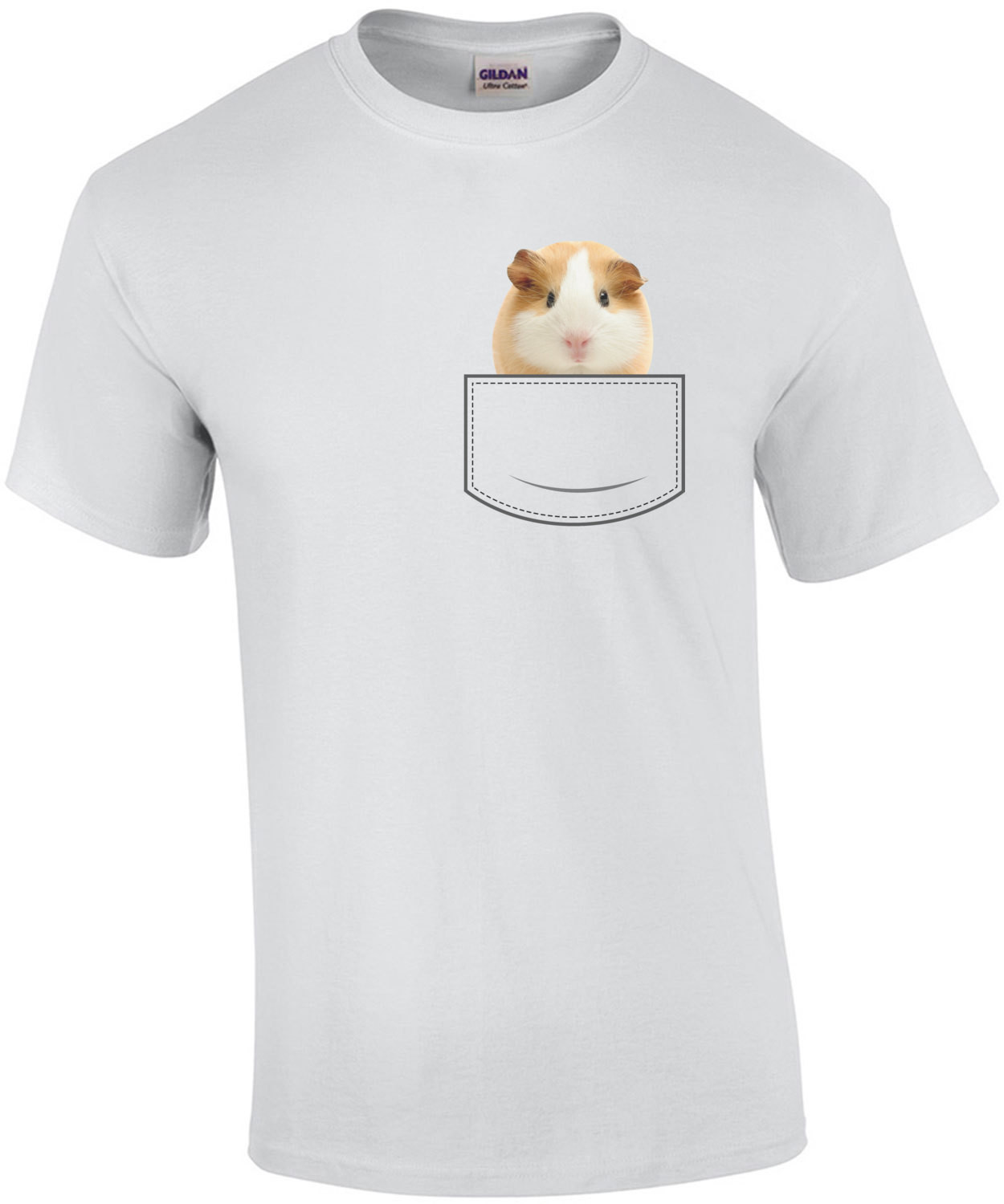 Guinea Pig in pocket - pocket pet t-shirt