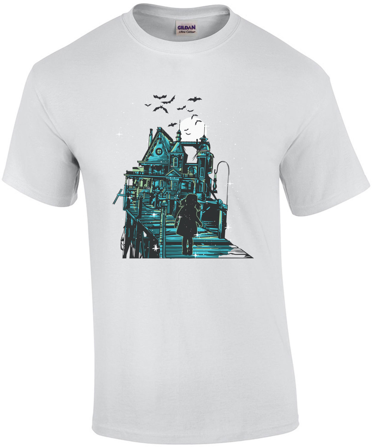 Haunted House Spooky Halloween T-Shirt