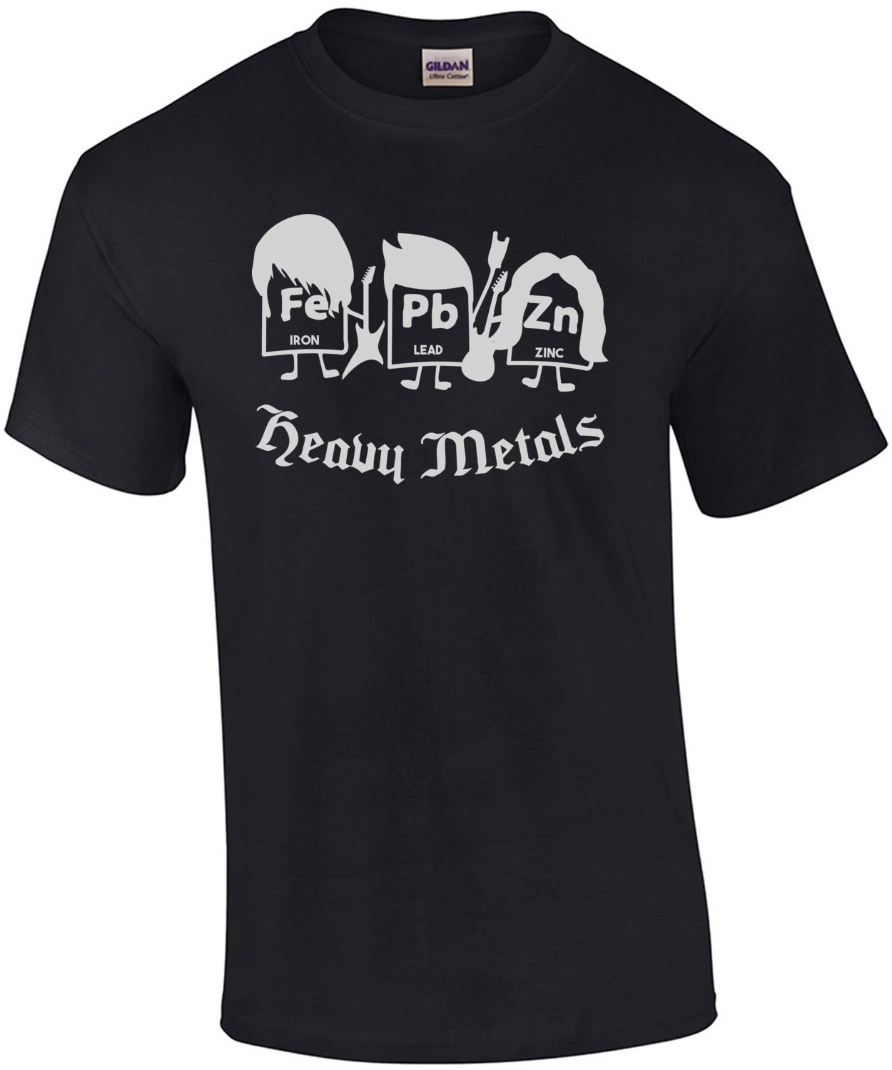 Heavy Metals - Funny chemistry periodic table elements T-Shirt