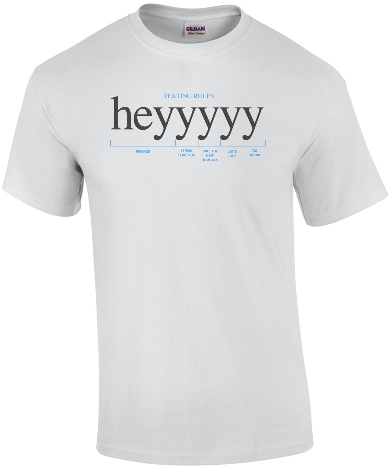 heyyyyy Texting Rules T-Shirt
