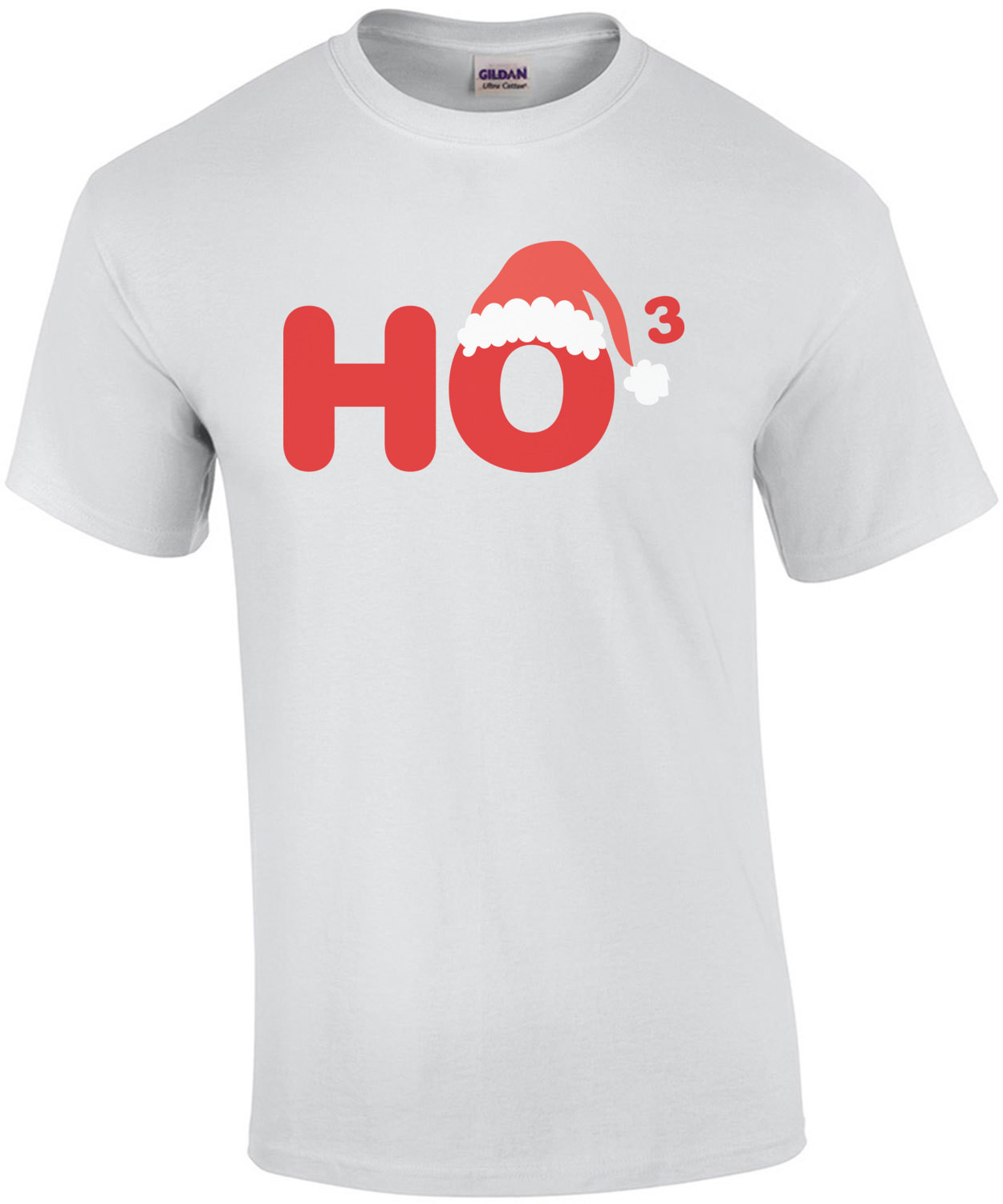 Ho To The Third Power Funny Christmas Tee