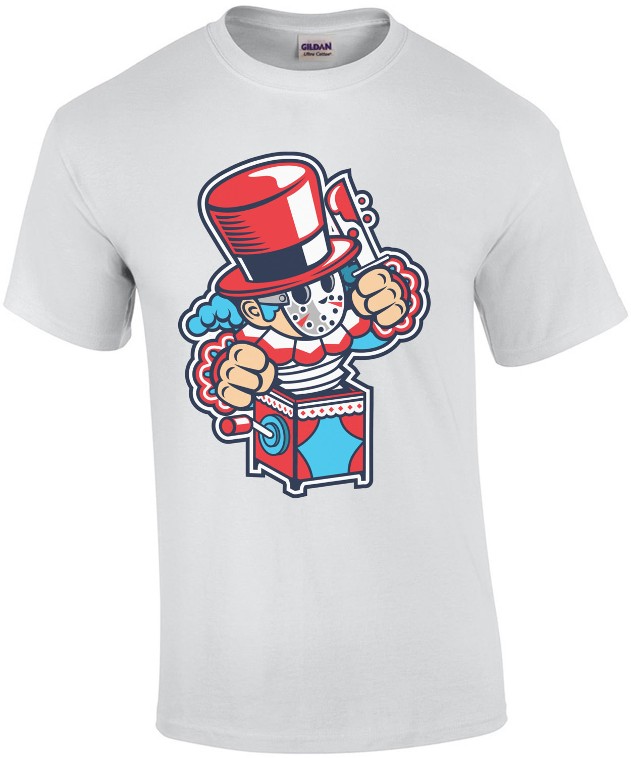 Horror Retro Jack In The Box Killer T-Shirt